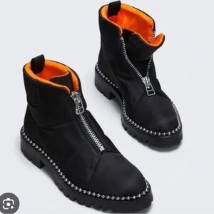 Alexander Wang Cooper Studded Nylon Boots